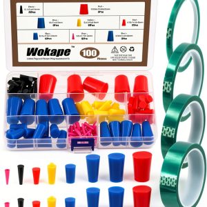 Powder Coating Plug Kit Wokape High Temp Silicone-0