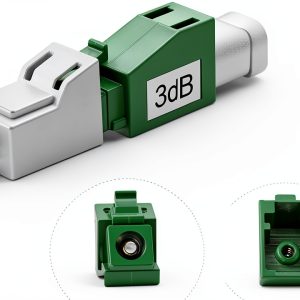 Jeirdus 2dB SC/APC Fiber Optic Attenuator Single Mode Fixed Male-0