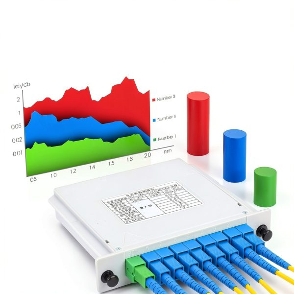 SC UPC 1×8 PLC Fiber Optic Splitter Cassette Optic Fiber Splitter for Home Wiring, LANs and Distribution Boxes-1