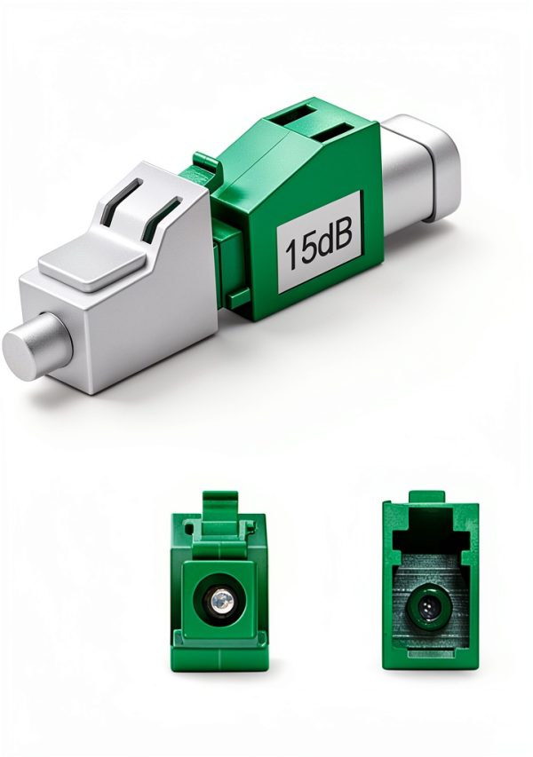 Jeirdus 2dB SC/APC Fiber Optic Attenuator Single Mode Fixed Male-10