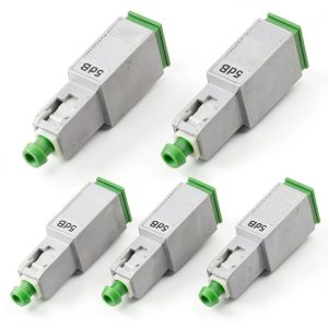 SC Fiber Attenuator 5Pcs 5dB Green Singlemode Yumyotor – Ferrules-0