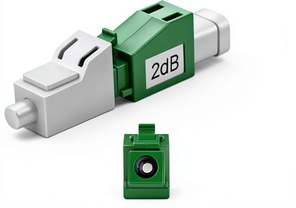 Jeirdus 2dB SC/APC Fiber Optic Attenuator Single Mode Fixed Male-7