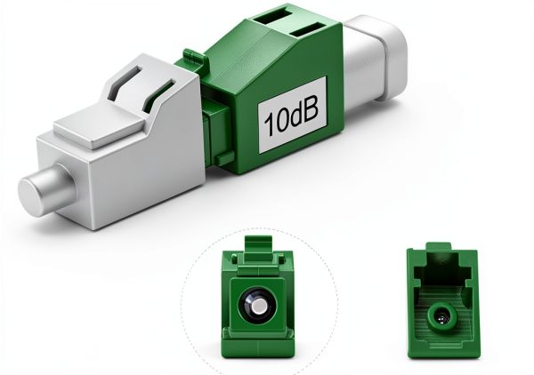 Jeirdus 2dB SC/APC Fiber Optic Attenuator Single Mode Fixed Male-9
