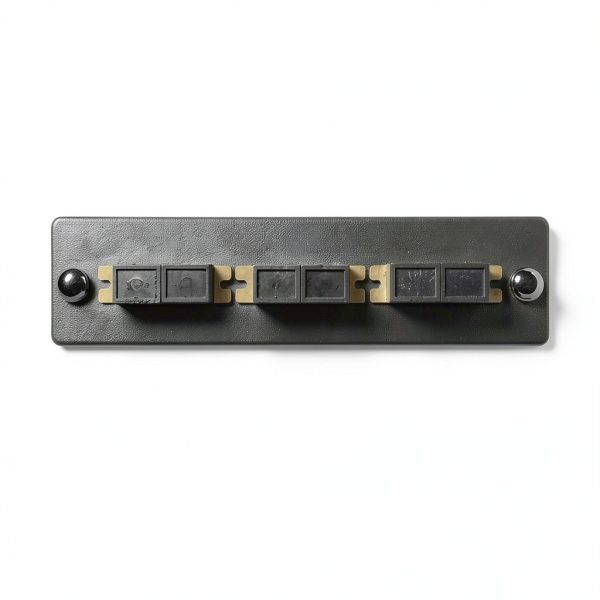 ICC SC-SC Fiber Optic Adapter Panel 6-Fiber Multimode Beige UL94V-0-5