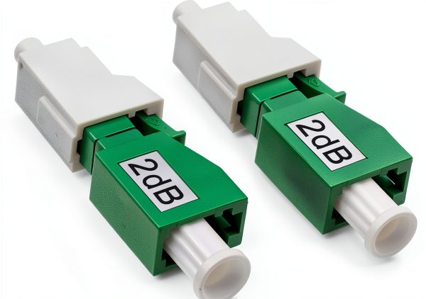 Jeirdus 2dB SC/APC Fiber Optic Attenuator Single Mode Fixed Male-1