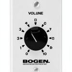 10 Watt Attenuator Bogen Single Gang Fiber Optic Attenuator AT10A-0